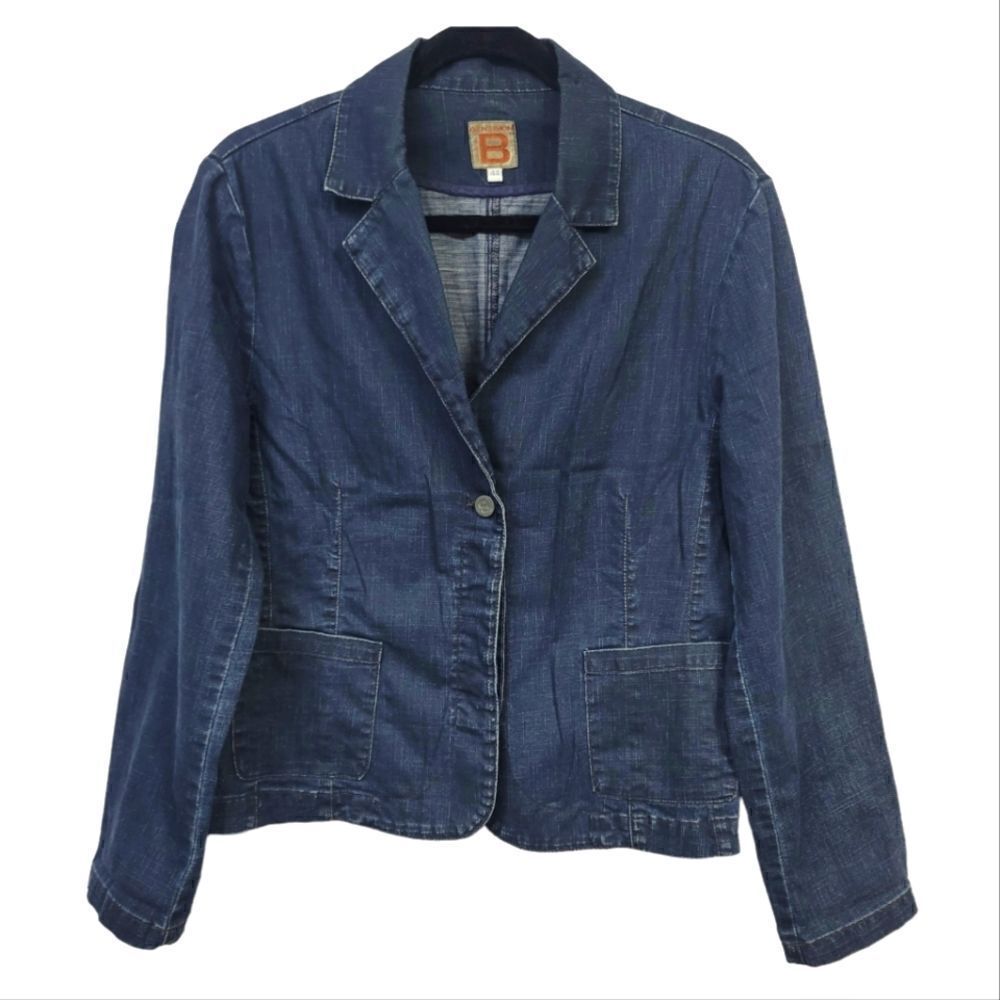 Bensimon collection blazer denim jacket, 44